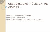 Universidad técnica de ambato NANDO