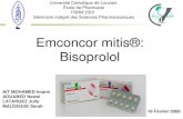 Presentation nawel aouabed emconcor Bisoprolol