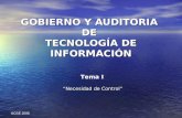 Gobierno y auditoria de tecnologia de informacion