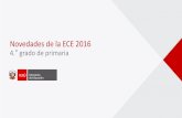 ECE NACIONAL 2016 - CUARTO PRIMARIA