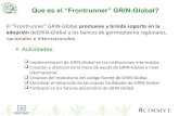 Que es el “Frontrunner” GRIN-Global?