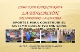 Situación de la Educacion en Manaure La Guajira
