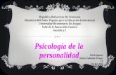 Principales Teorías de la Personalidad.