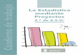 Alumnos   la estadística mediante proyectos - 3eso cuadernillo