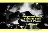 Programes Sant Antoni d'Ascó 1980-2017