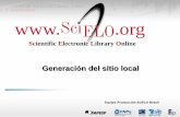 Generación del sitio local - Equipo Producción SciELO Brasil