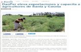DanPer eleva exportaciones y capacita a agricultores de Santa y Casma