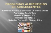 Trastornos alimentarios en los adolescentes (2) Paloma Nizarindani Chavarria Ordaz