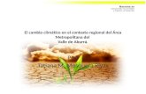 Cambio climático y alternativas de mitigación en la subregion de del Valle de Aburrá