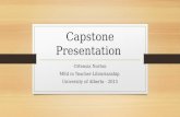Capstone presentation - Ortensia Norton
