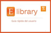 Guía rápida de Elibrary para ciencias y salud. Universitat de València.