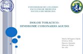 DOLOR TORACICO: SINDROME CORONARIO AGUDO, Caso clinico emergencias