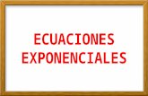 Ecuaciones exponenciales   4º