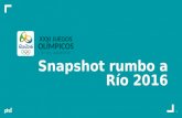 PHD - Snapshot Rumbo a Río 2016