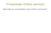 Presentatie online services