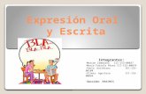 Expresión oral  y escrita