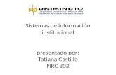 Sistema de información institucional uniminuto