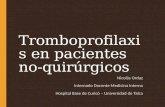 Tromboprofilaxis en pacientes médicos