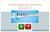 Evaluación de websites