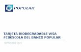 Tarjeta Visa FCBEscola Popular