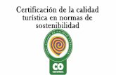 Estado del arte de la certificación de sostenbilidad turística 2017