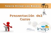 Presentación curso tutoría virtual con moodle 2016