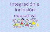 Integración e inclusión educativa