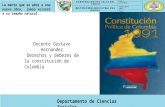 Estructura de la constitución nacional de colombia