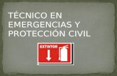 Técnico emergencias y protección civil