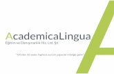 Academica Lingua Broşürü