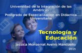 Tecnologia y educacion  - Jessica monserrat aveiro mancuello