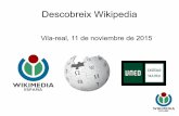 Presentación wikipedia uned 11 de noviembre de 2015