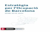 Mesura de govern relativa a l’estratègia per a l’ocupació de Barcelona 2016-2020