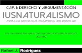 Cap. I: Derecho y argumentación. Iusnaturalismo.