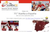 Viaje a la 71ª Vuelta a España del 2 al 13 de septiembre 2016