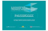 Programa del II CONGRESO REGIONAL DE EDUCACIÓN TÉCNICO PROFESIONAL