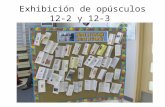 ExhibicióN De OpúSculos 12 2 Y 12 3