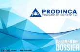 Dossier Proyectos de Ingeniería C.A. (PRODINCA) 2016