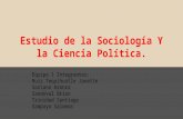 Estudio de la sociología y la ciencia política