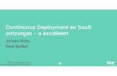 Continuous deployment en SaaS ontzorgen – u excelleert - SEE 2016