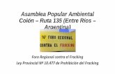 Foro Regional Contra el Fracking (Entre Ríos, Argentina)