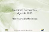 (2017-068) INFORME DE GESTION DE HACIENDA DE LA VIGENCIA 2016