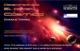Apartes de la Charla: Descifrando el Orden Cósmico Por: Enrique Torres_30 de Septiembre de 2017