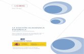 Informe sobre la Edicion Academica en España. Editoriales Mayo 2017