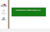 SAT Programa de ejemplaridad 2017