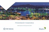 Presentación a Inversionistas Institucionales - BG Valores (Panamá)