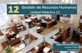 Economía de la Empresa 2º Bachillerato - UD12. Gestión de los Recursos Humanos