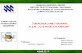 Diagnostico institucional - UEN José Melecio Camacho