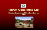 PanAm Generating Ltd. Contaminación del Combustible en 2007
