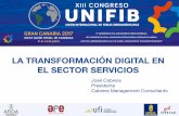 Transfromacion digital sector servicios  unifib